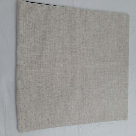 Maple Leaf Purple Cream Pillow Cover Square - Picture 4 of 5